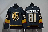 Vegas Golden Knights 81 Jonathan Marchessault Gray With Special Glittery Logo Adidas Jersey,baseball caps,new era cap wholesale,wholesale hats